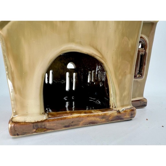 Tii Collections Snow Topped Ceramic C2200 Church Tealight Candle Holder - Picture 7 of 7